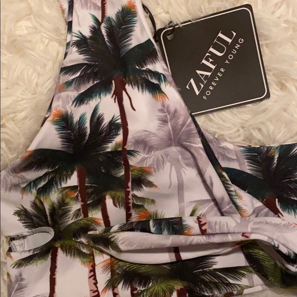 Zaful Tie Front Bikini Top - Picture 2 of 3